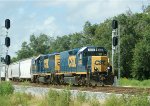 CSX Slug Set 2382 - 6982  head northbound out of Wildwood